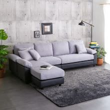 多彩なレイアウトでくつろぐ快適空間 6人掛けコーナーソファ PVCレザータイプ